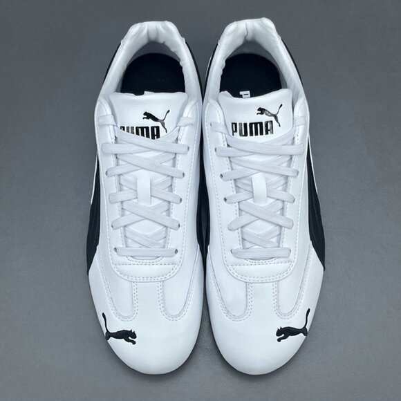 Puma Other - Puma Black And White Leather Racing Sneakers